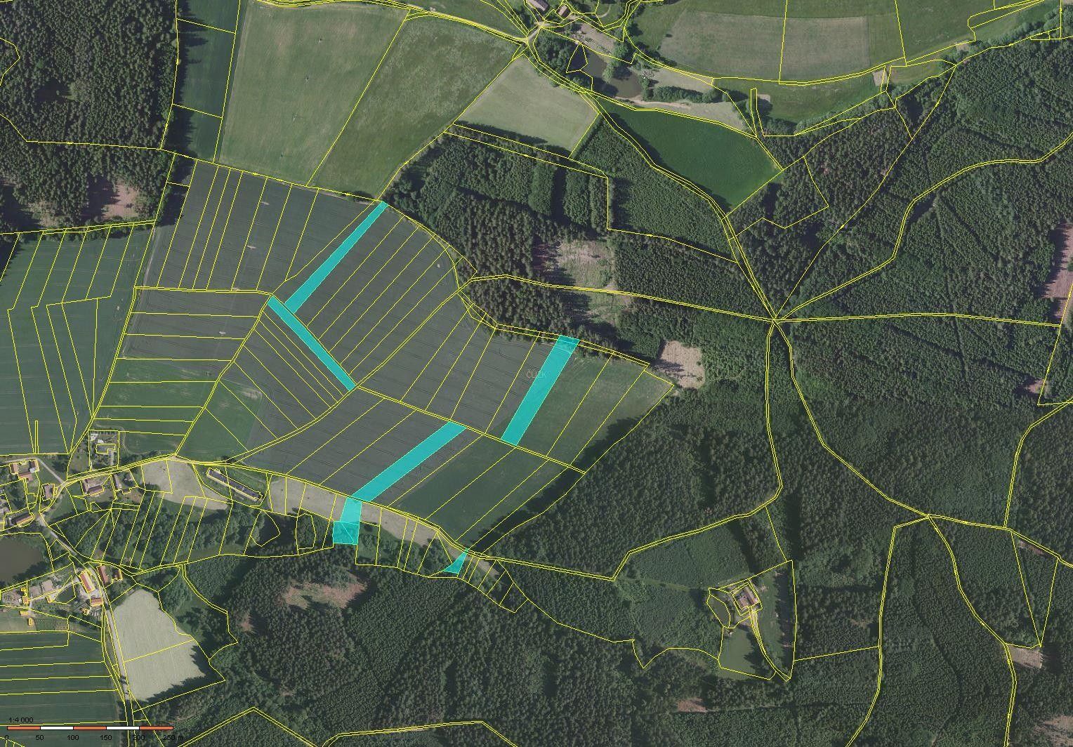 Zemědělské pozemky, Třetužel, Červený Újezd, 23 308 m² - 2