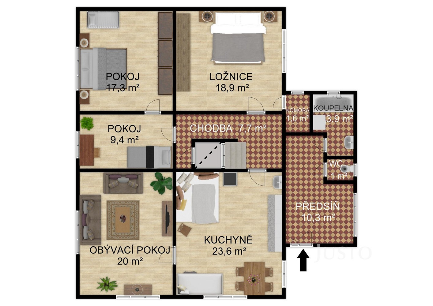 Rodinný dům · 514 m² · Bernartice - Kolišov, okres Písek - 4
