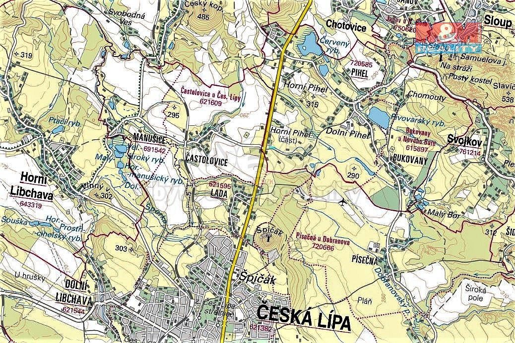 Prodej louka - Nový Bor - Pihel, okres Česká Lípa, Liberecký kraj - 5
