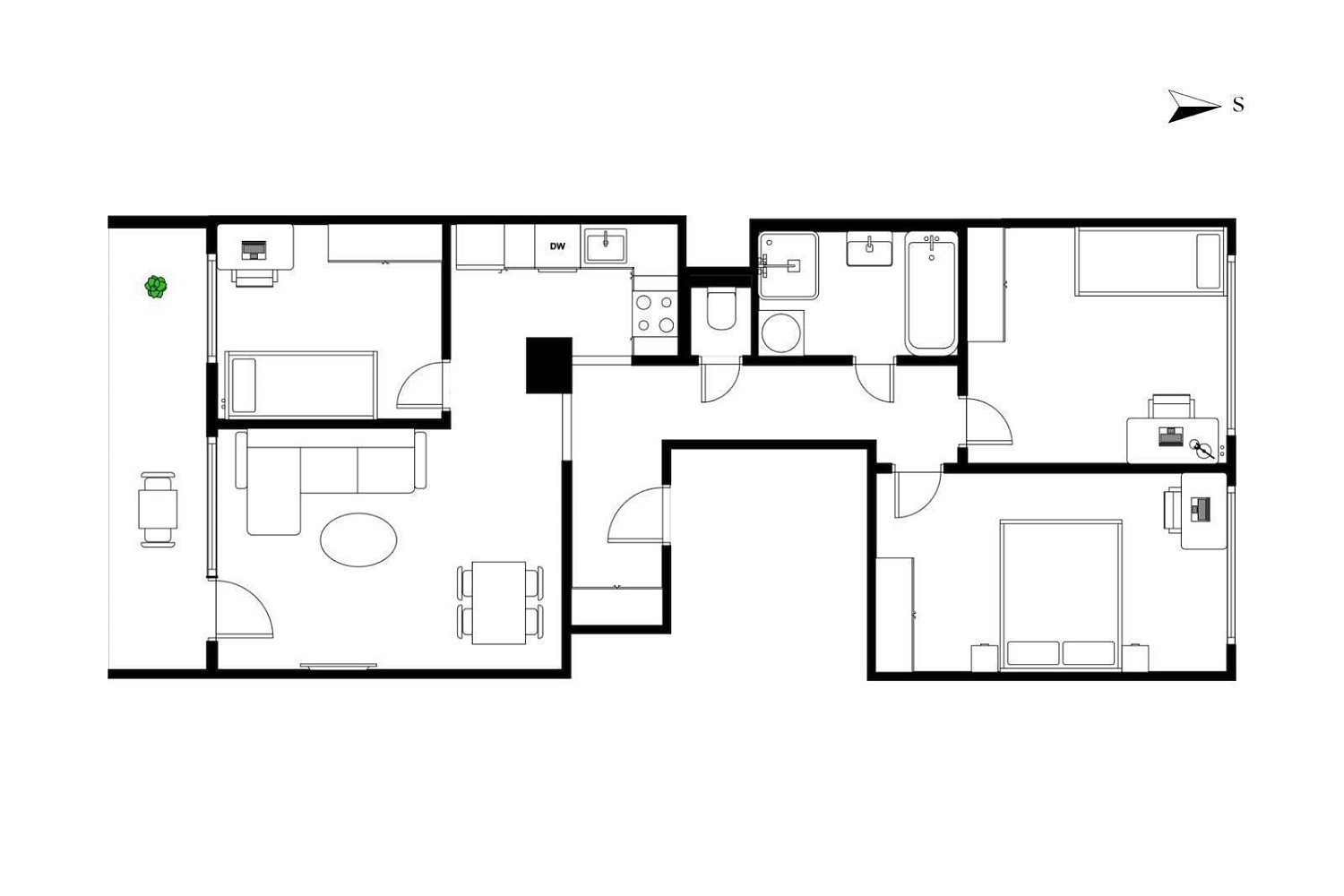 Byt 4+kk · 76 m² · Poznaňská, Praha 8 - Bohnice - 3