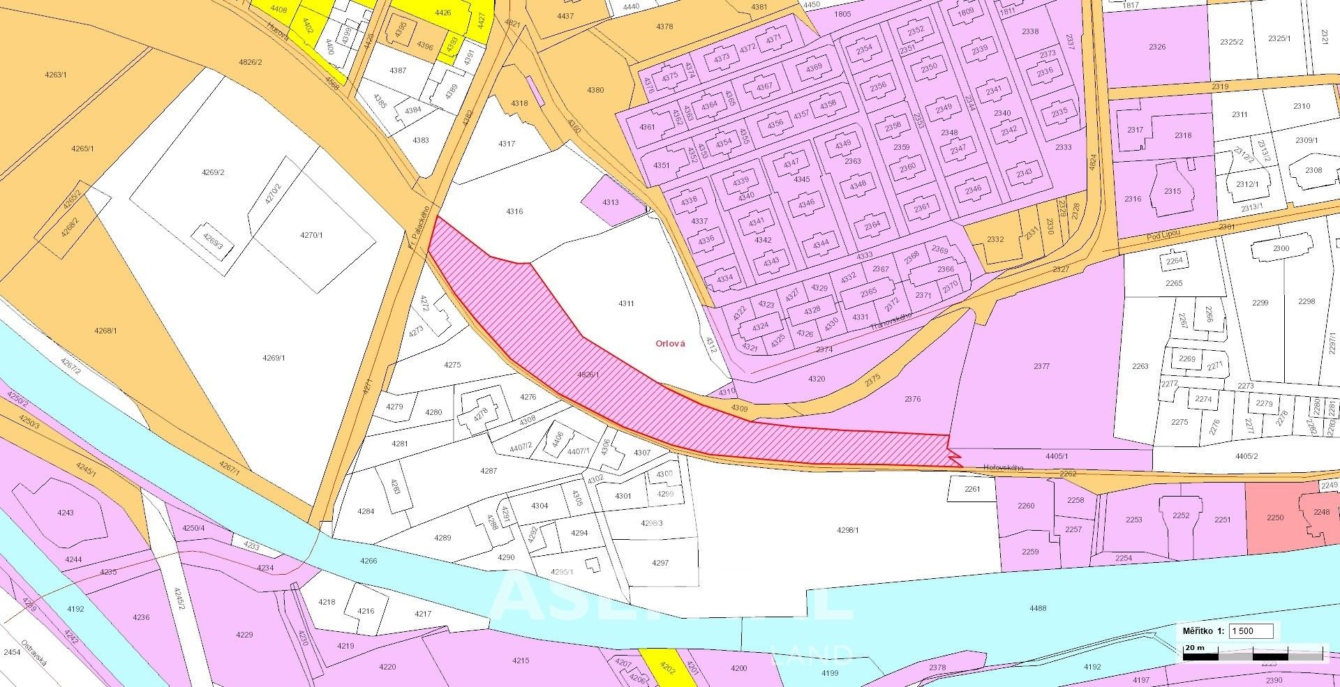 Prodej pozemek - Hořovského, Orlová