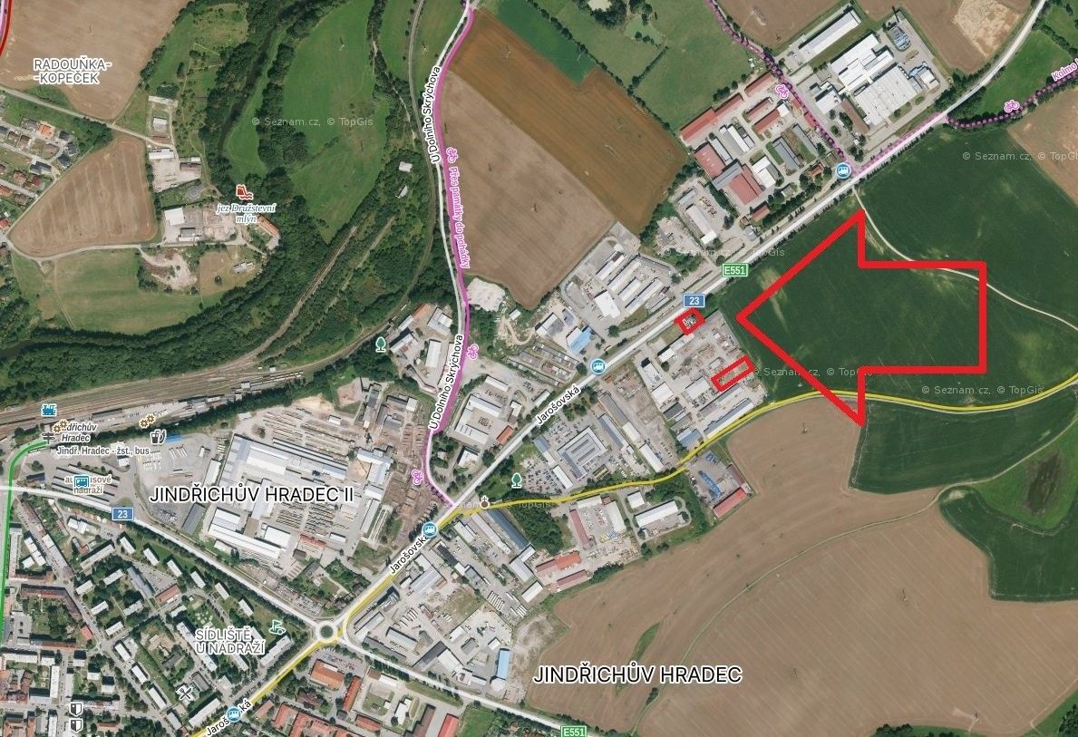 Pronájem pozemek pro bydlení - Jindřichův Hradec, 377 01