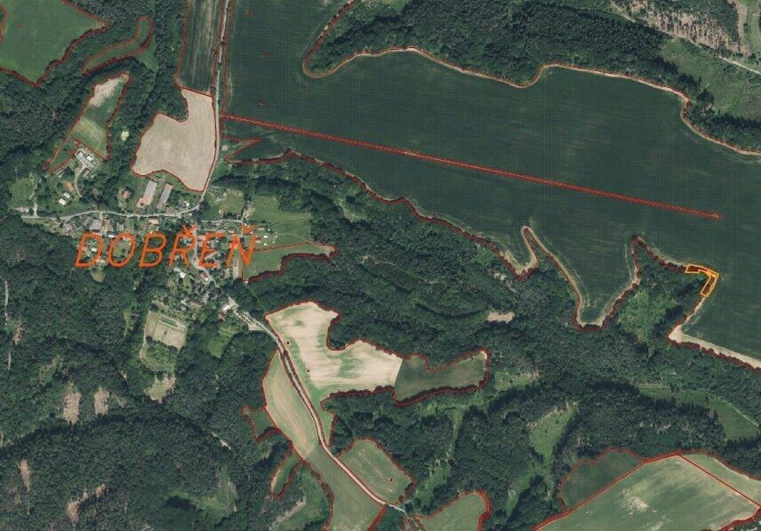 Zemědělské pozemky, Dobřeň, 1 584 m² - 2
