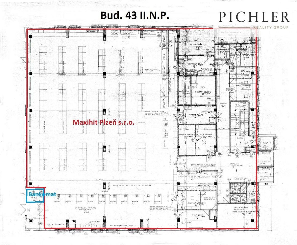 Obchodní prostory, Plzeň - Bolevec, okres Plzeň-město, Plzeňský kraj, 1 146 m² - 2