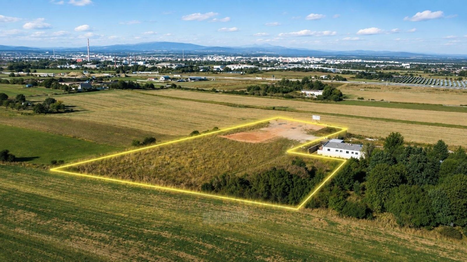 Prodej komerční pozemek - Pod Strání 1, Hůry, 11 525 m² - 5