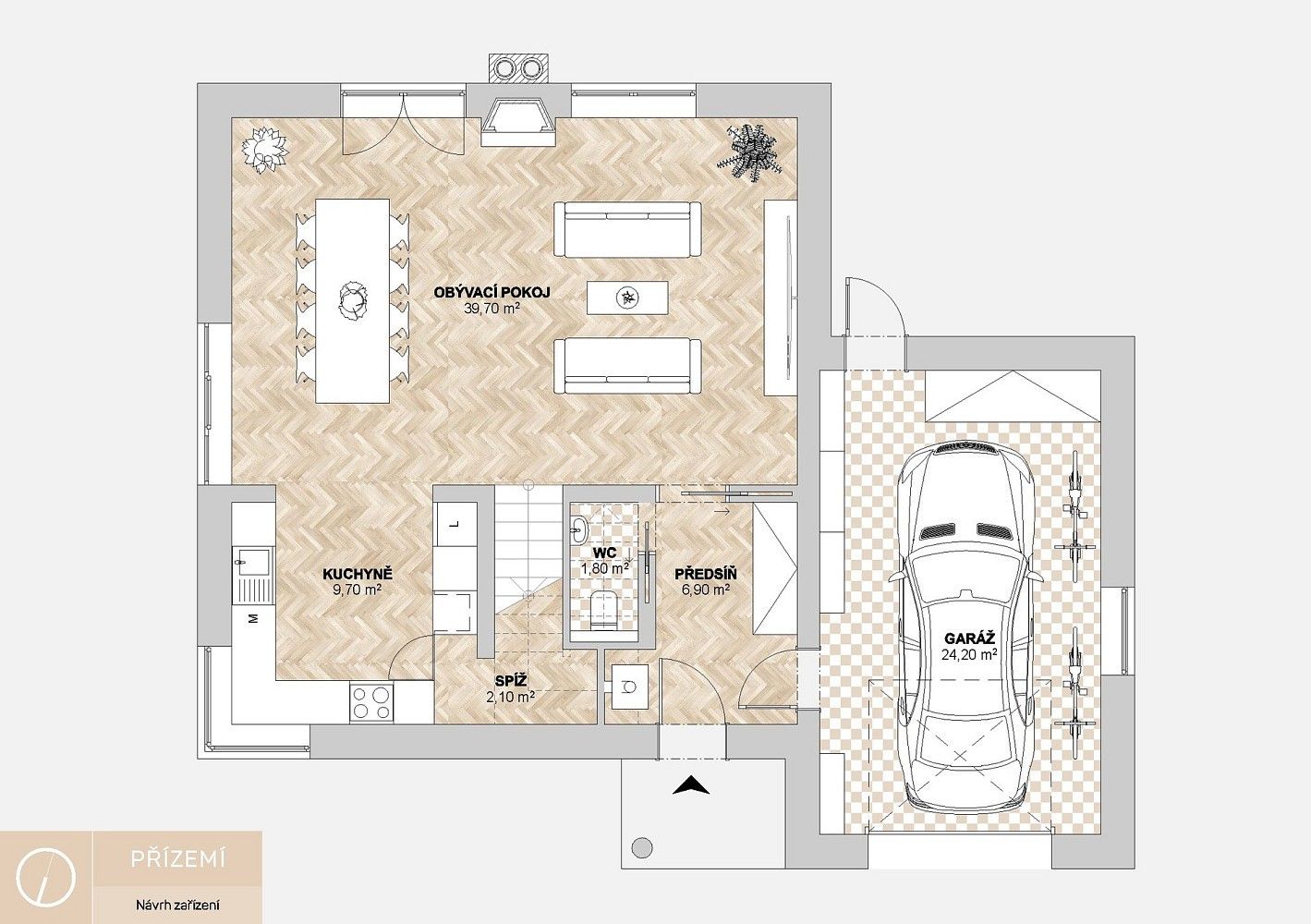 Rodinný dům · 174 m² · Praha - Lipence, okres Praha 16, Hlavní město Praha - 4