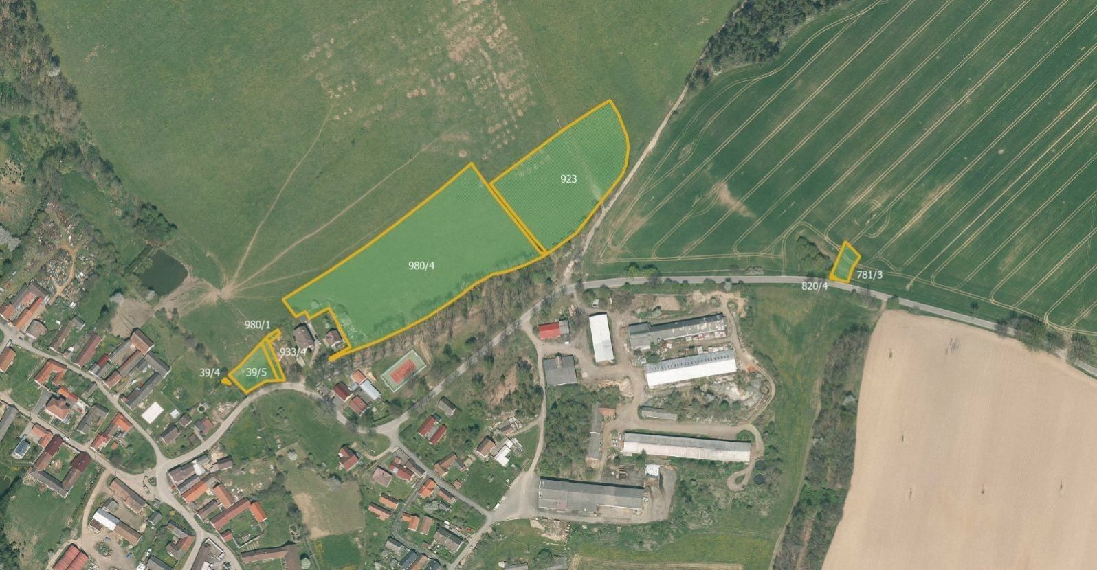 Zemědělské pozemky, Mlýny