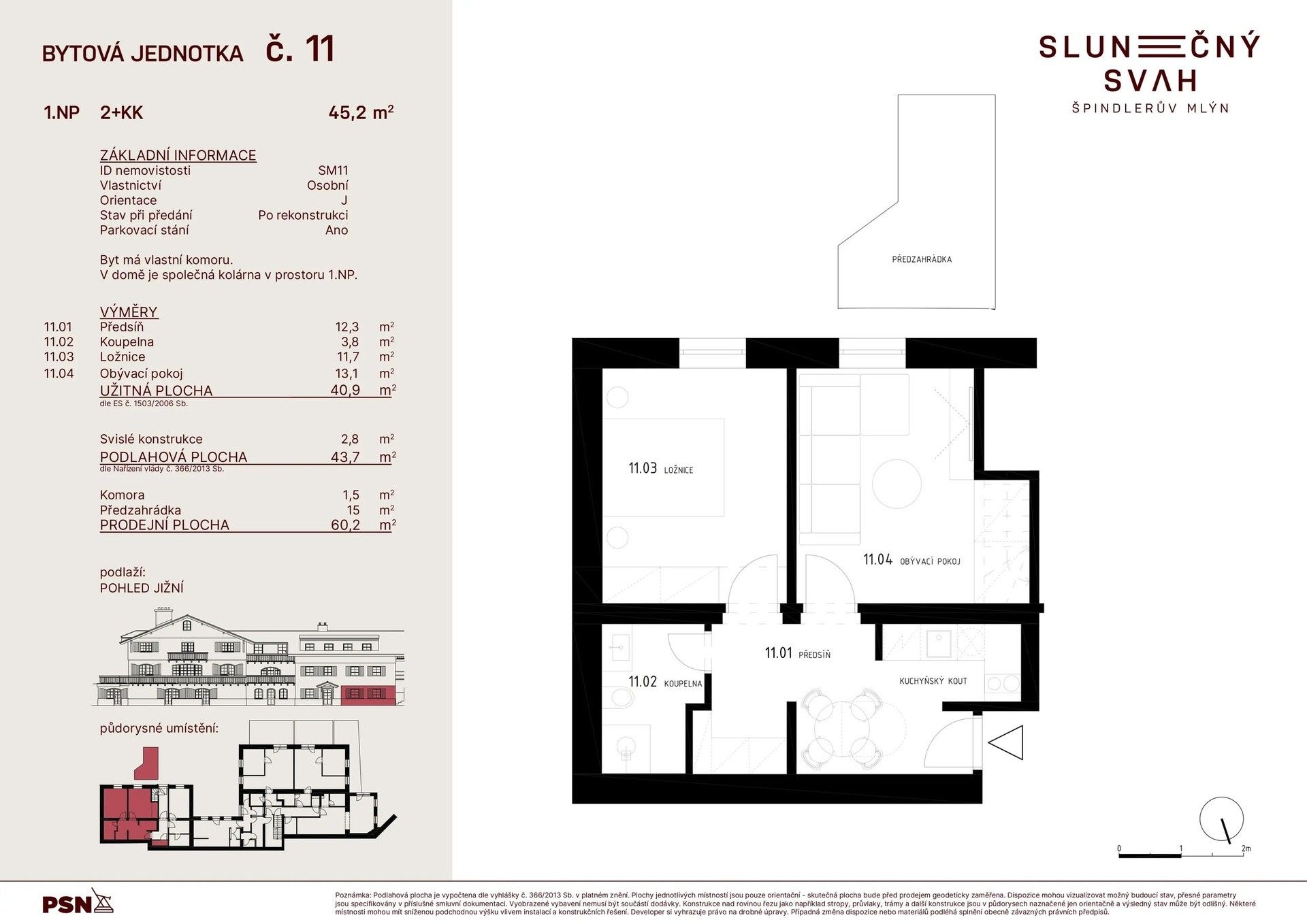 2+kk, Špindlerův Mlýn Bedřichov, 41 m² - 2
