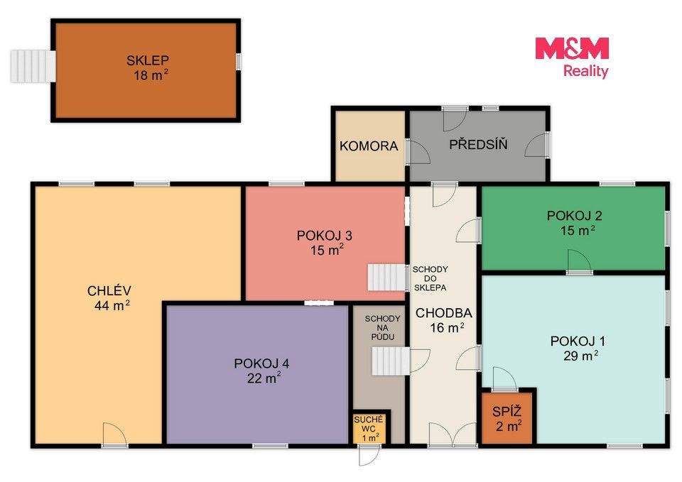 Rodinné domy, Dlouhá Ves, Rychnov nad Kněžnou, 165 m² - 2