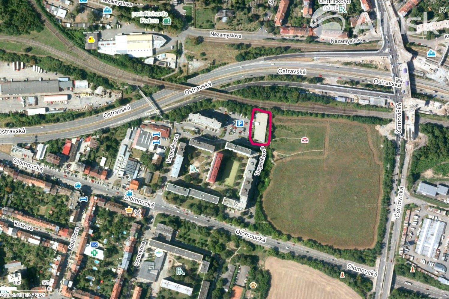 Garáže, Turgeněvova, Brno, 15 m²