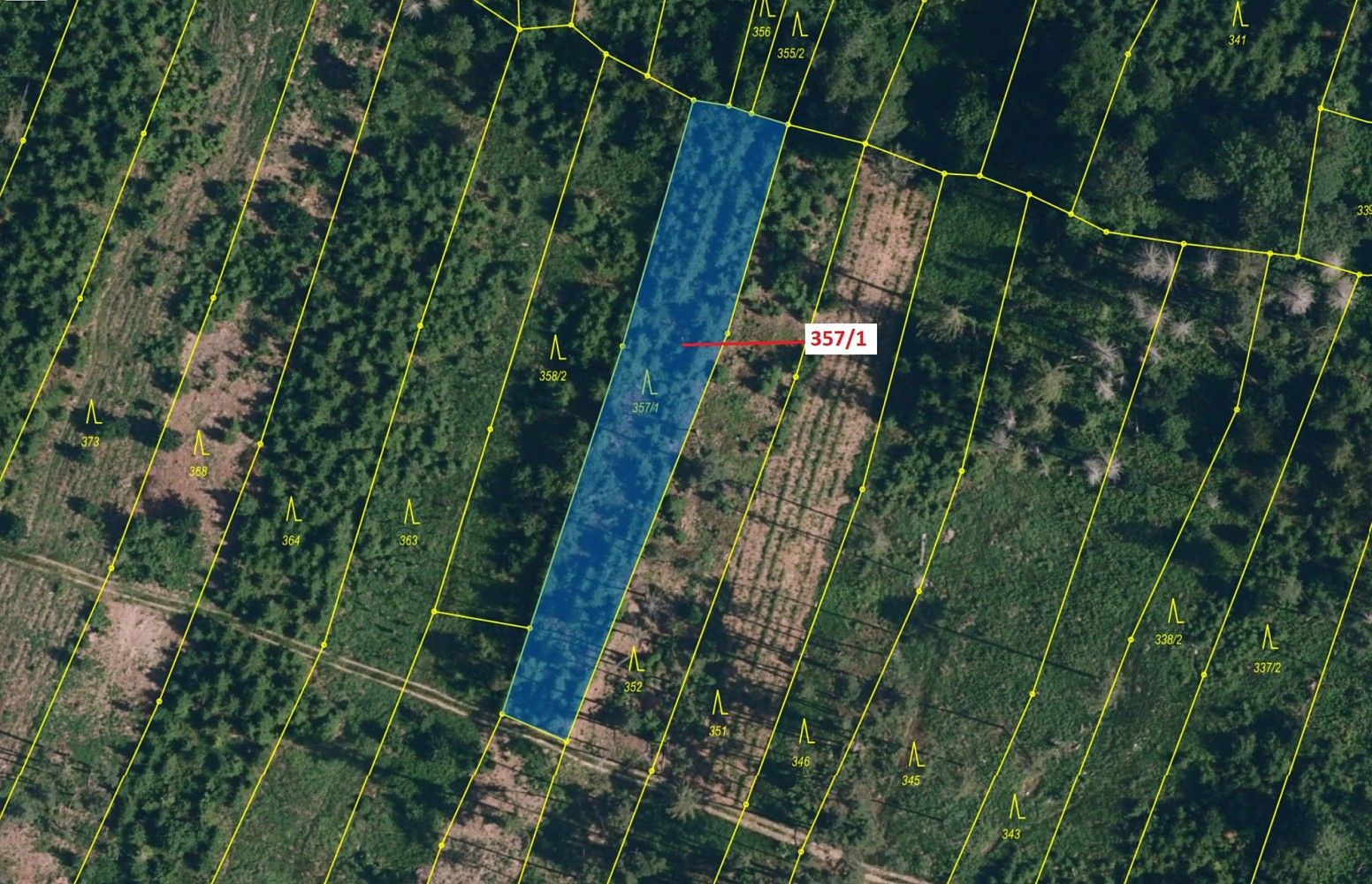 Prodej les - Lomy, okres Třebíč, Kraj Vysočina - 2