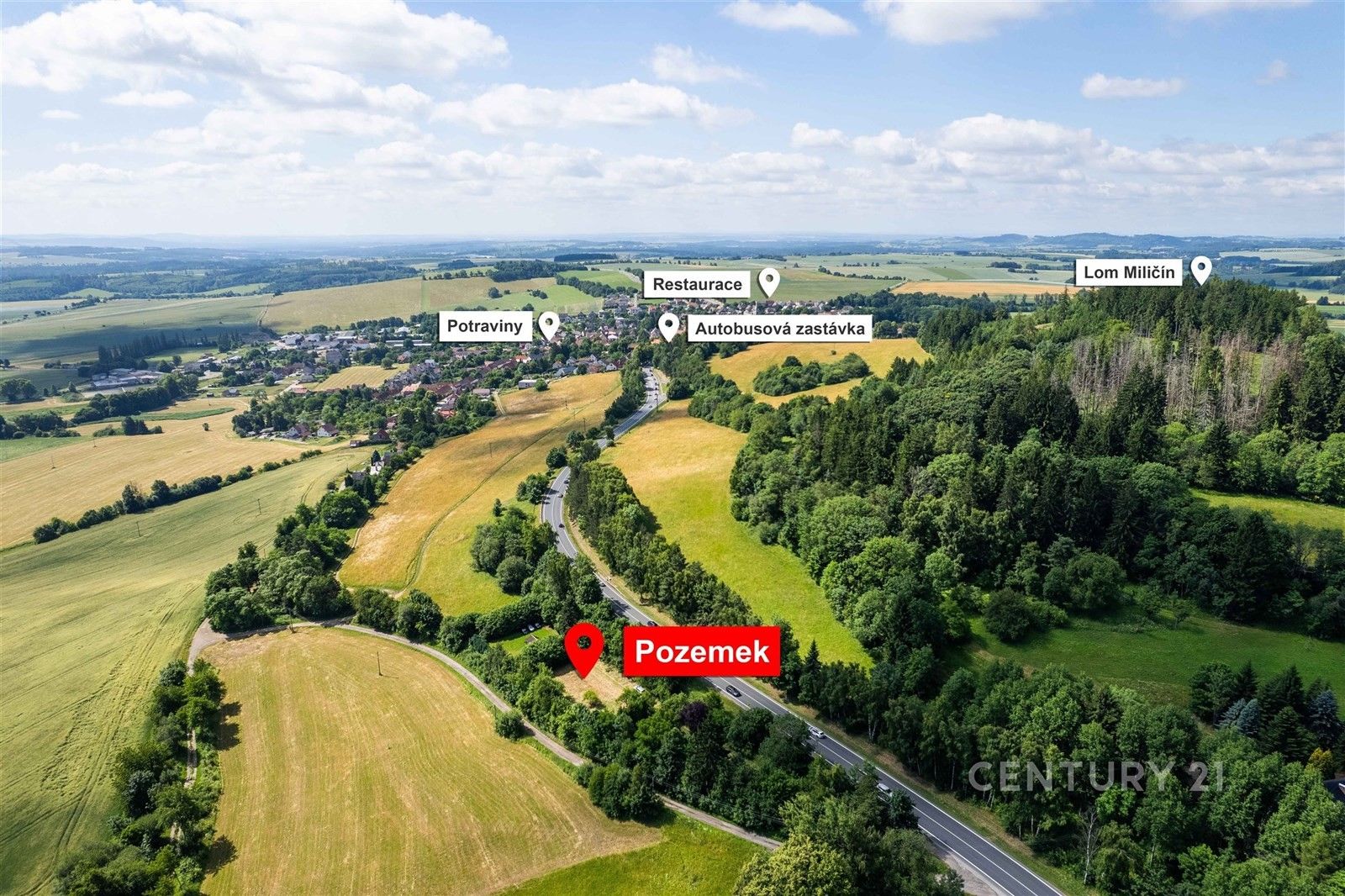 Pozemek pro bydlení · Miličín - 4