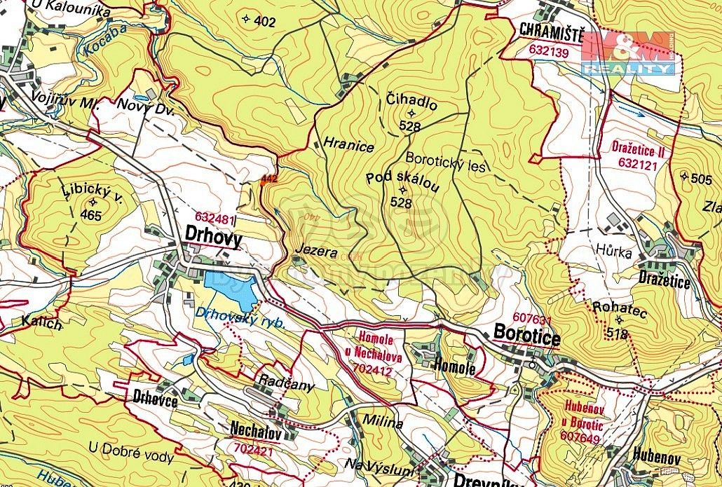 Prodej les - Borotice, okres Příbram, Středočeský kraj - 2