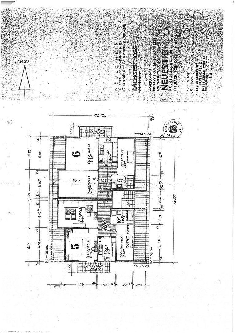 3+1, Schlichtener Straße 94, , Bádensko-Württembersko, 60 m² - 1