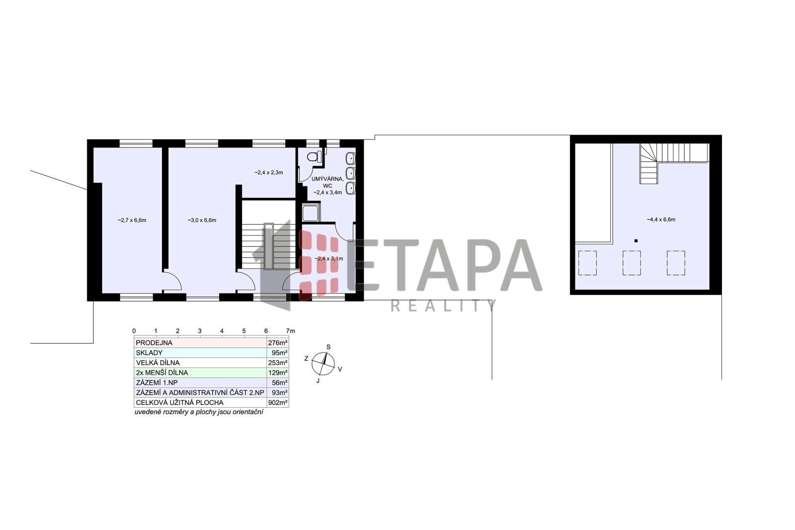 Výrobní prostory · 902 m² · Dobrovodská 206, České Budějovice 4 - 4