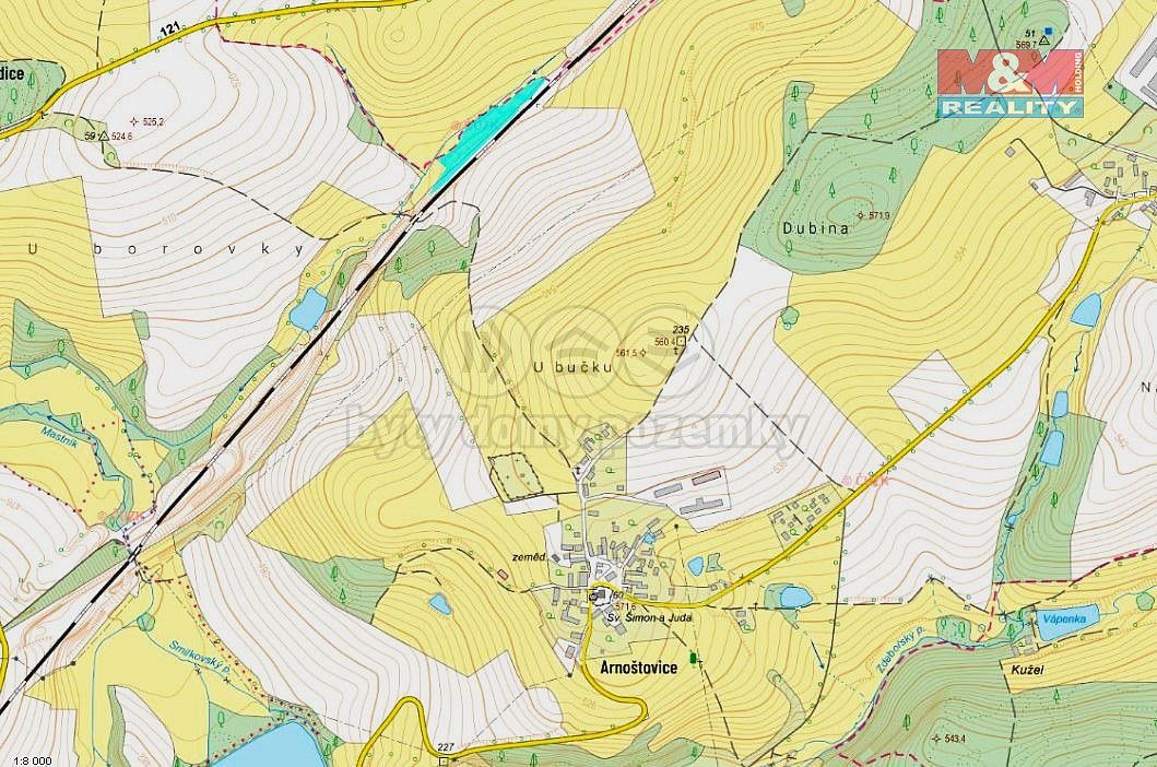 Prodej louka - Heřmaničky, okres Benešov, Středočeský kraj - 2