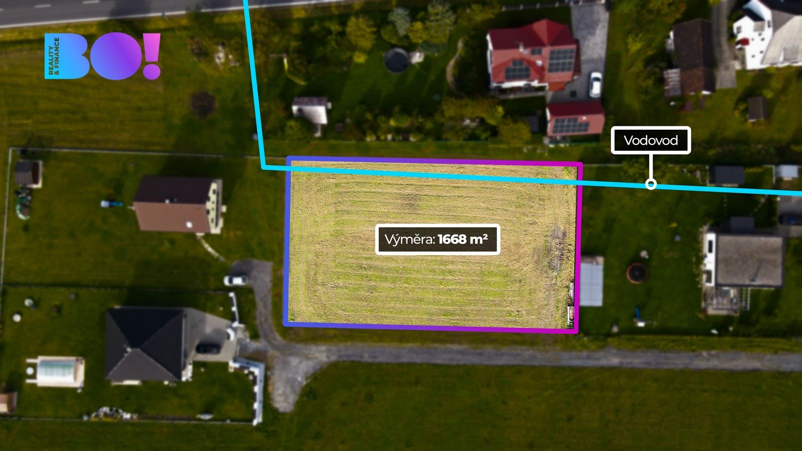 Pozemek pro bydlení, 1 668 m²