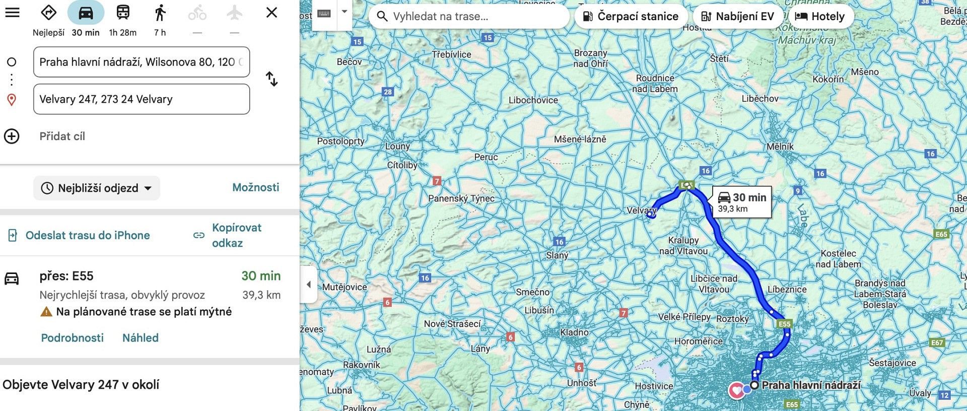 Prodej pozemek pro bydlení - Velvary, okres Kladno, Středočeský kraj - 2