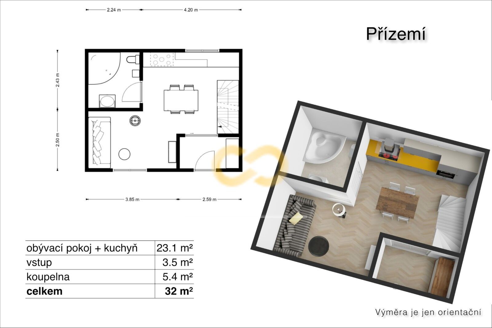 Prodej rodinný dům - Předslavice, 60 m² - 5