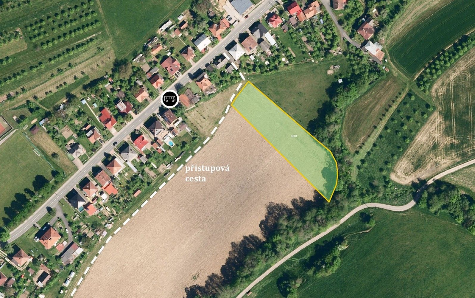 Zemědělské pozemky, Slopné, okres Zlín, Zlínský kraj