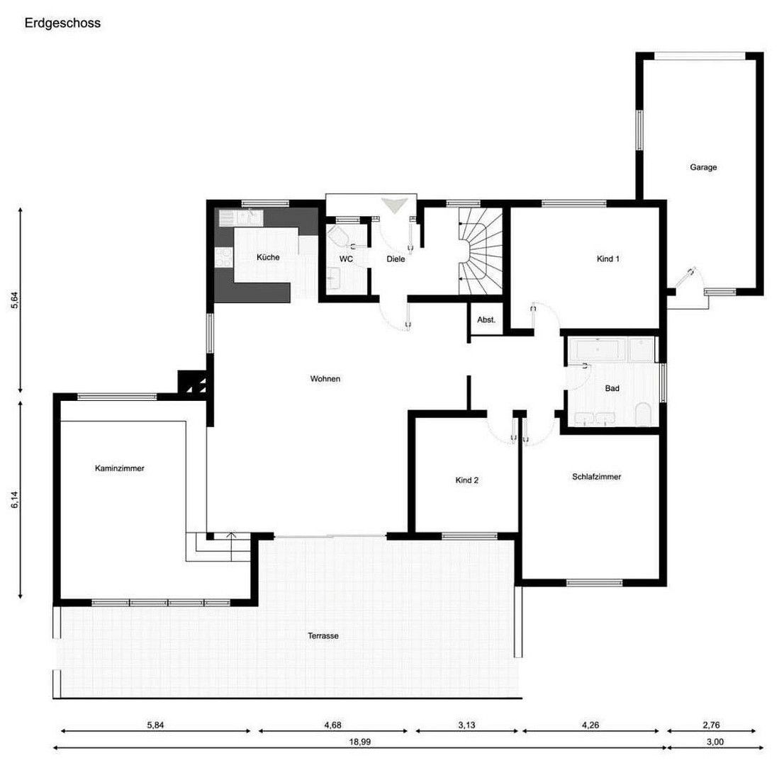 Rodinné domy, Aschaffenburg Aschaffenburg Bayern 63741, 185 m² - 1