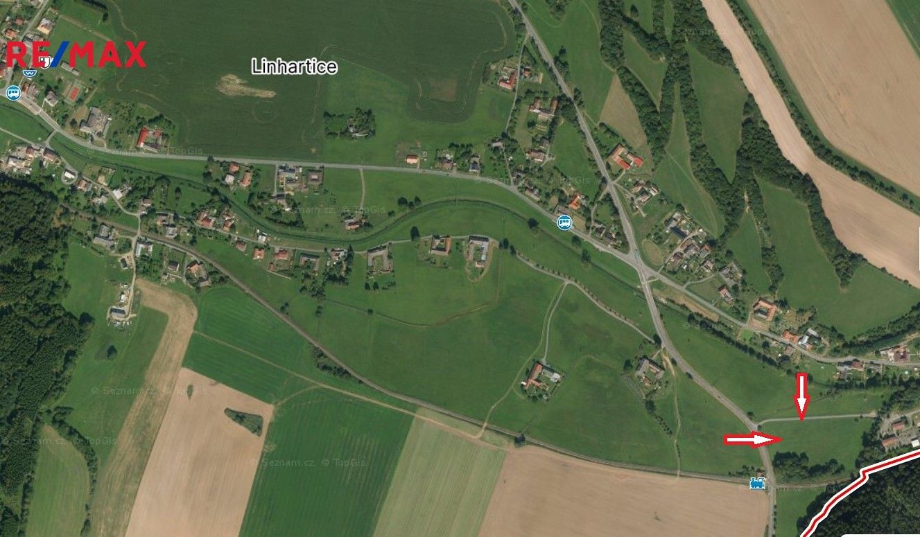 Prodej komerční pozemek - Linhartice, 12 m²
