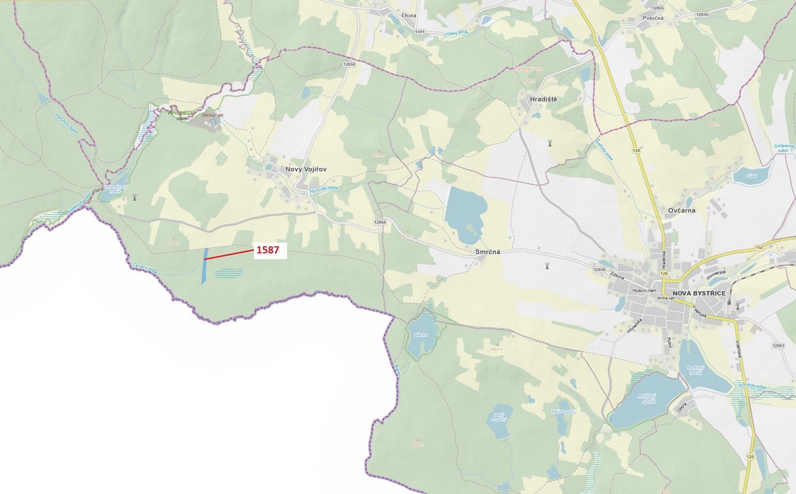 Prodej les - Číměř, okres Jindřichův Hradec, Jihočeský kraj - 1