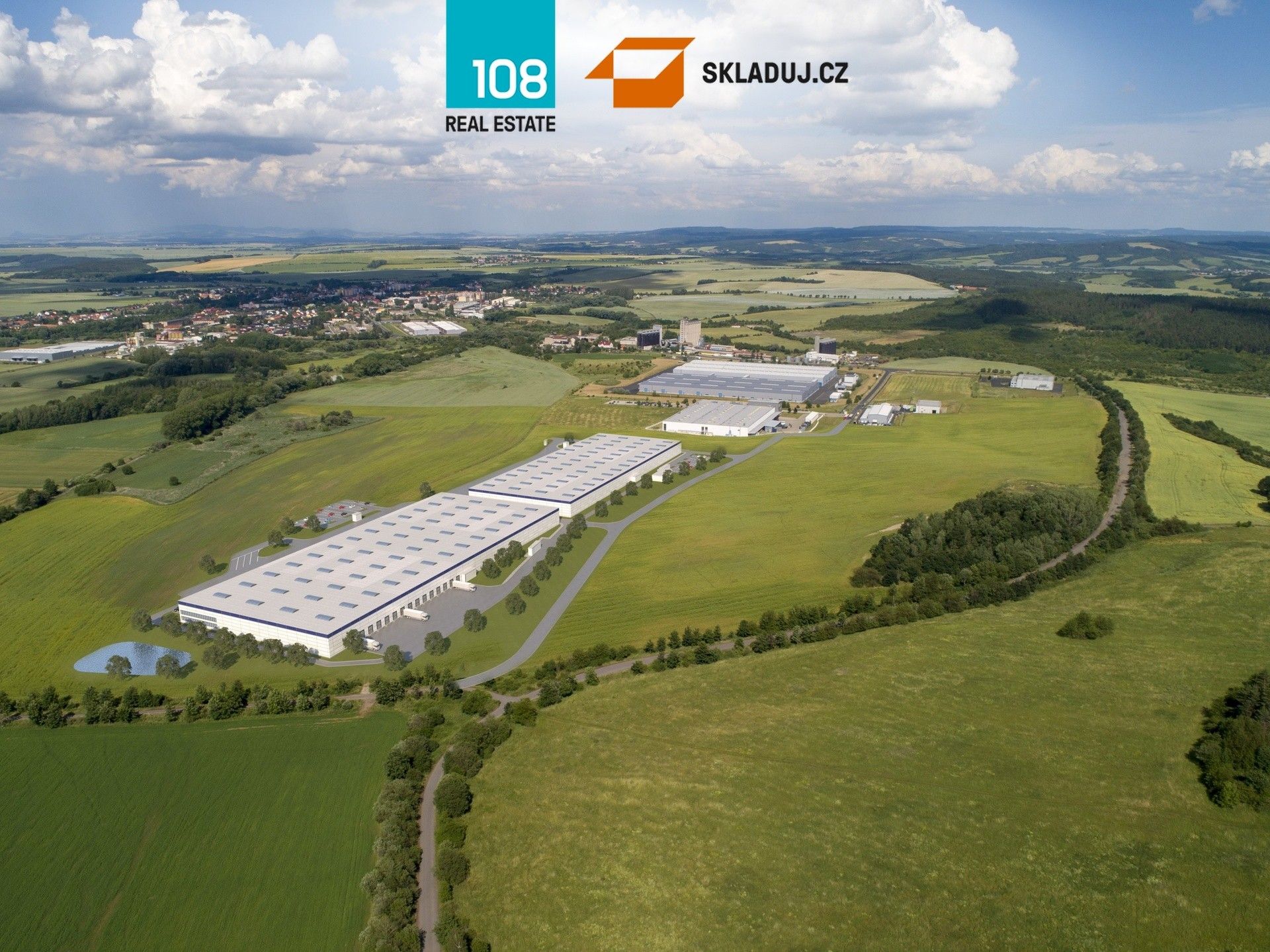 Sklady, Podbořany Hlubany, 10 000 m² - 1