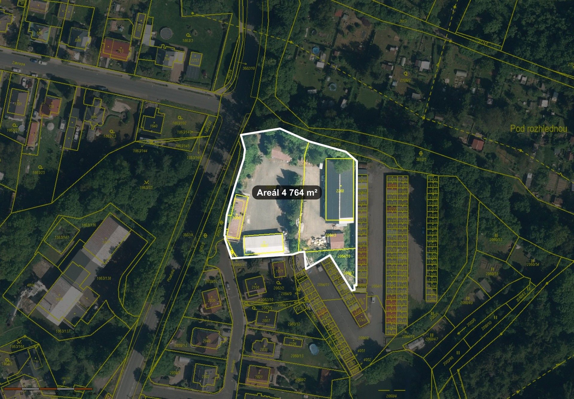 Sklady, Plzeňská, Planá, 1 m²