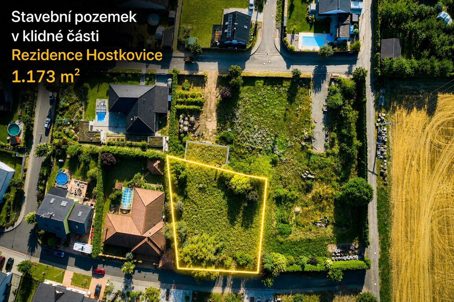 Pozemek pro bydlení, 1 173 m²