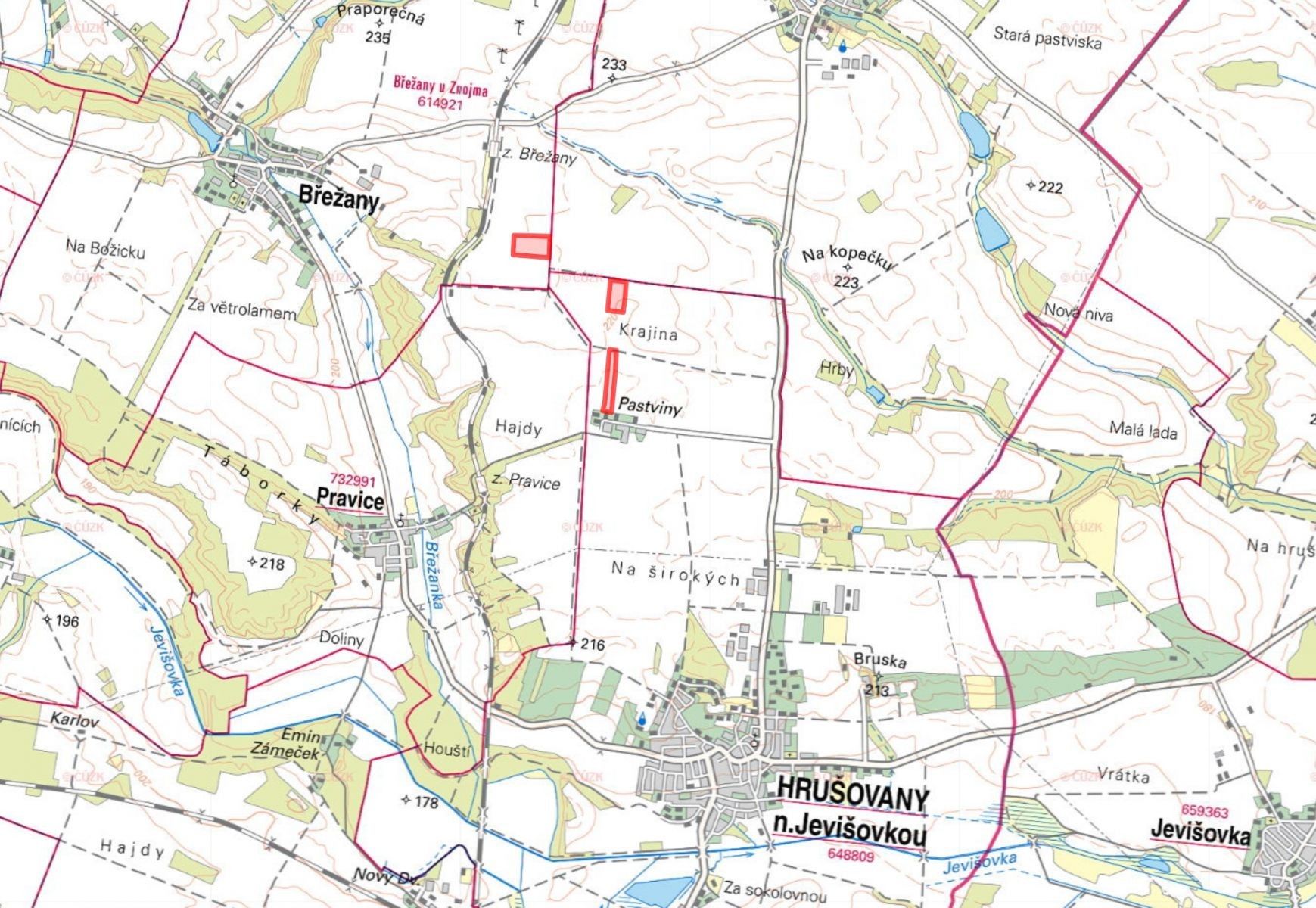 Prodej zemědělský pozemek - Hrušovany nad Jevišovkou