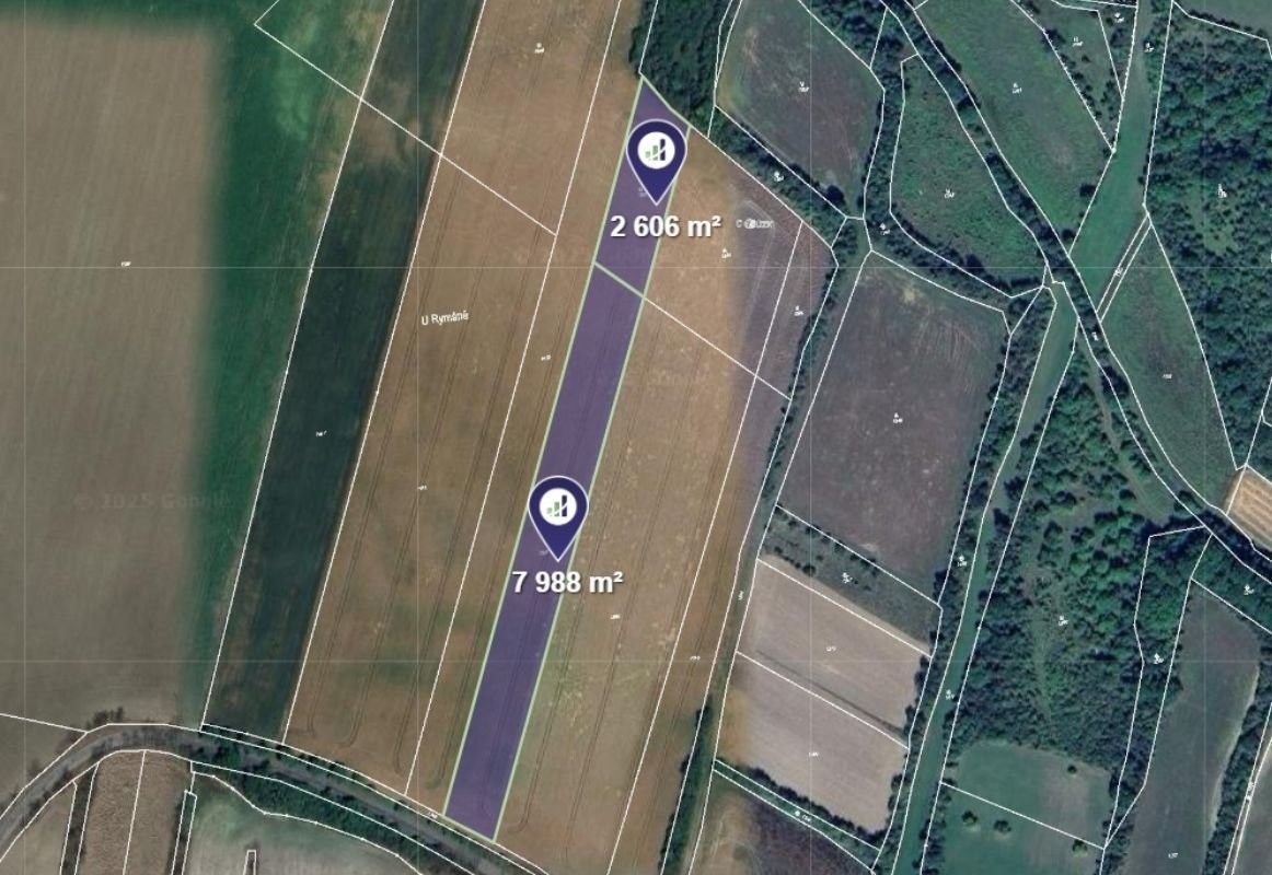 Zemědělské pozemky, Vysoká, 10 594 m²