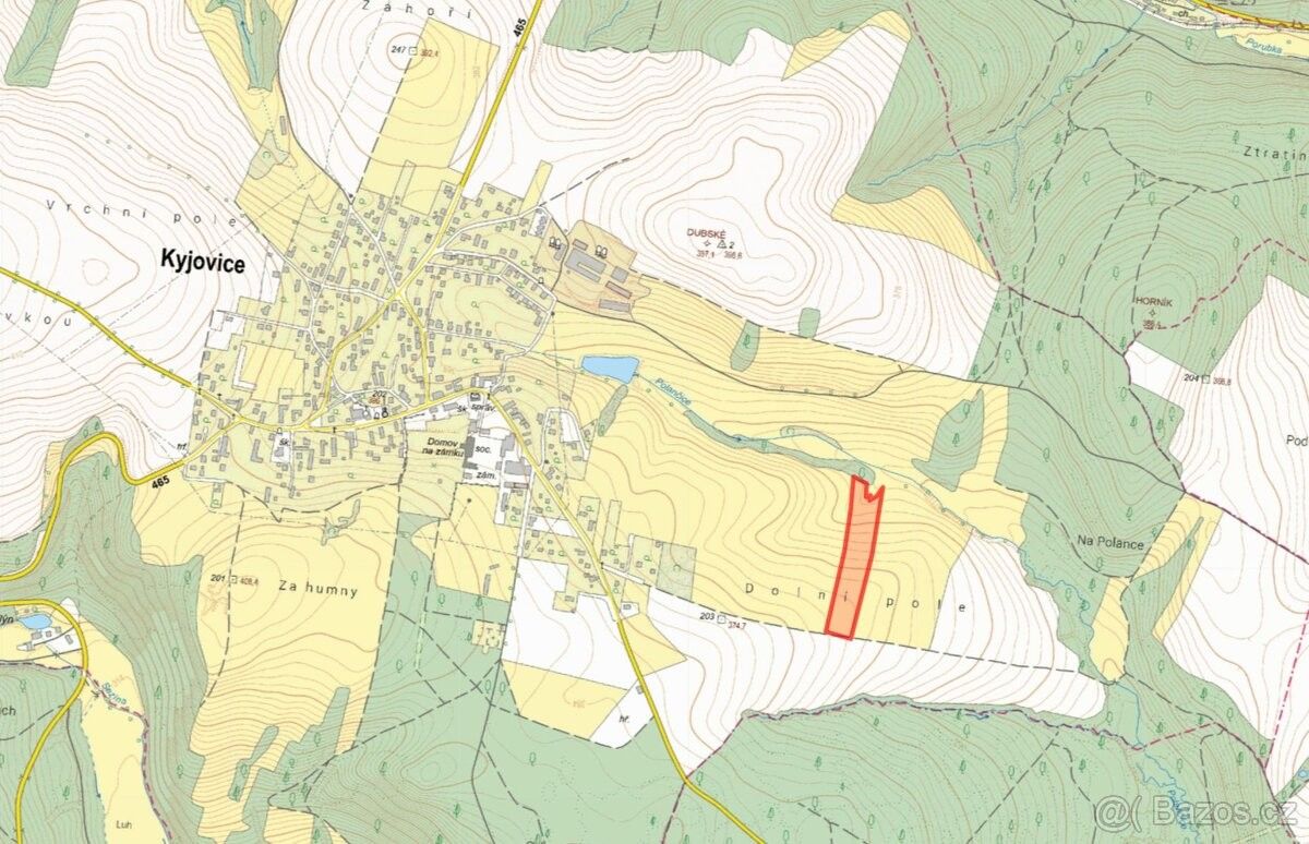 Prodej pozemek pro bydlení - Kyjovice, 747 68