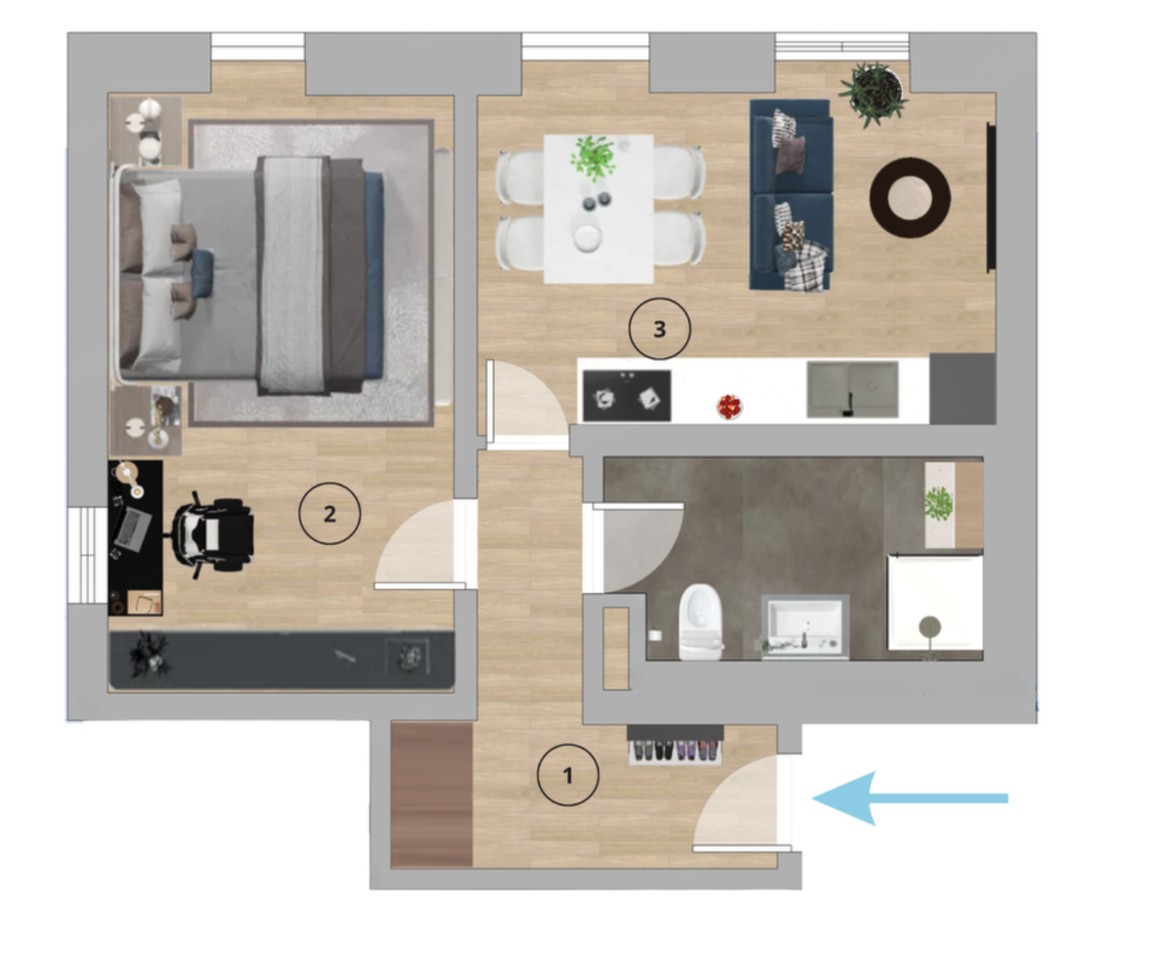 Byt 2+kk · 44 m² · Prokopa Velikého, Český Brod - 3
