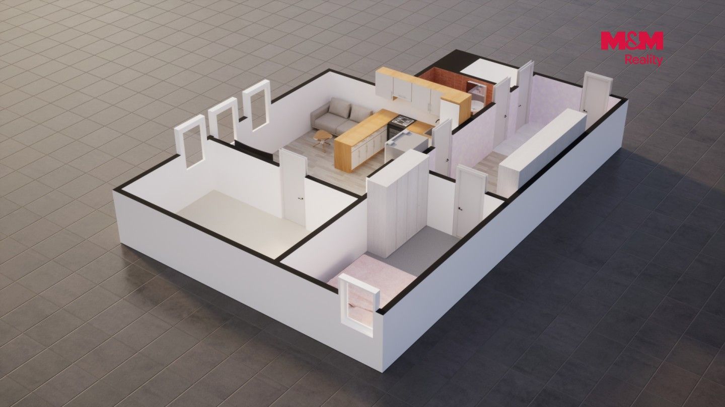 Prodej byt 3+kk - Textilanská, Nové Město pod Smrkem, 62 m² - 5