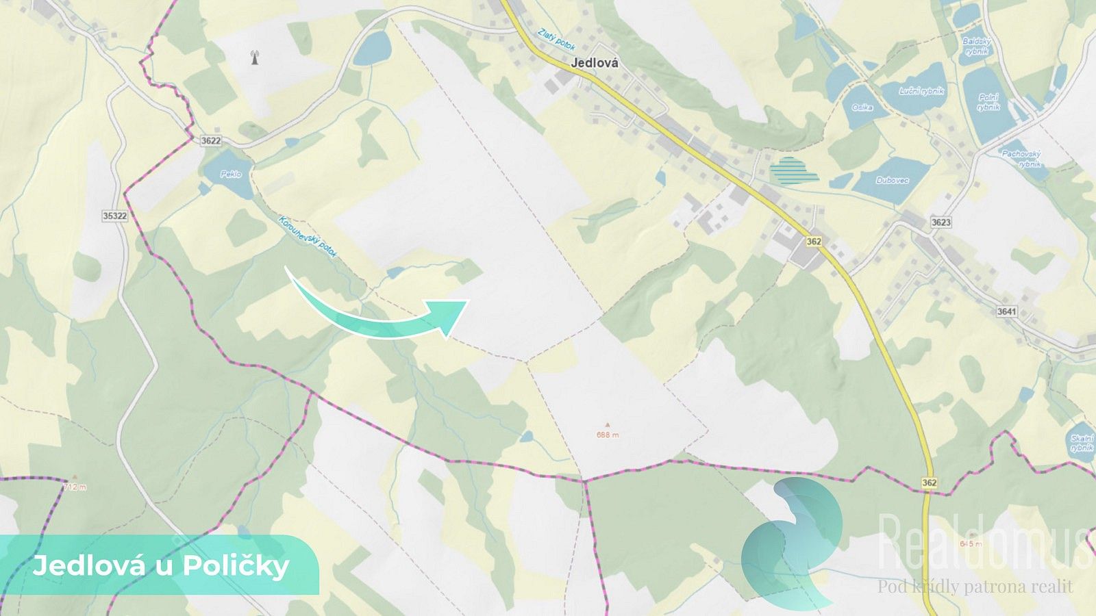 Zemědělský pozemek · Jedlová, okres Svitavy - 3