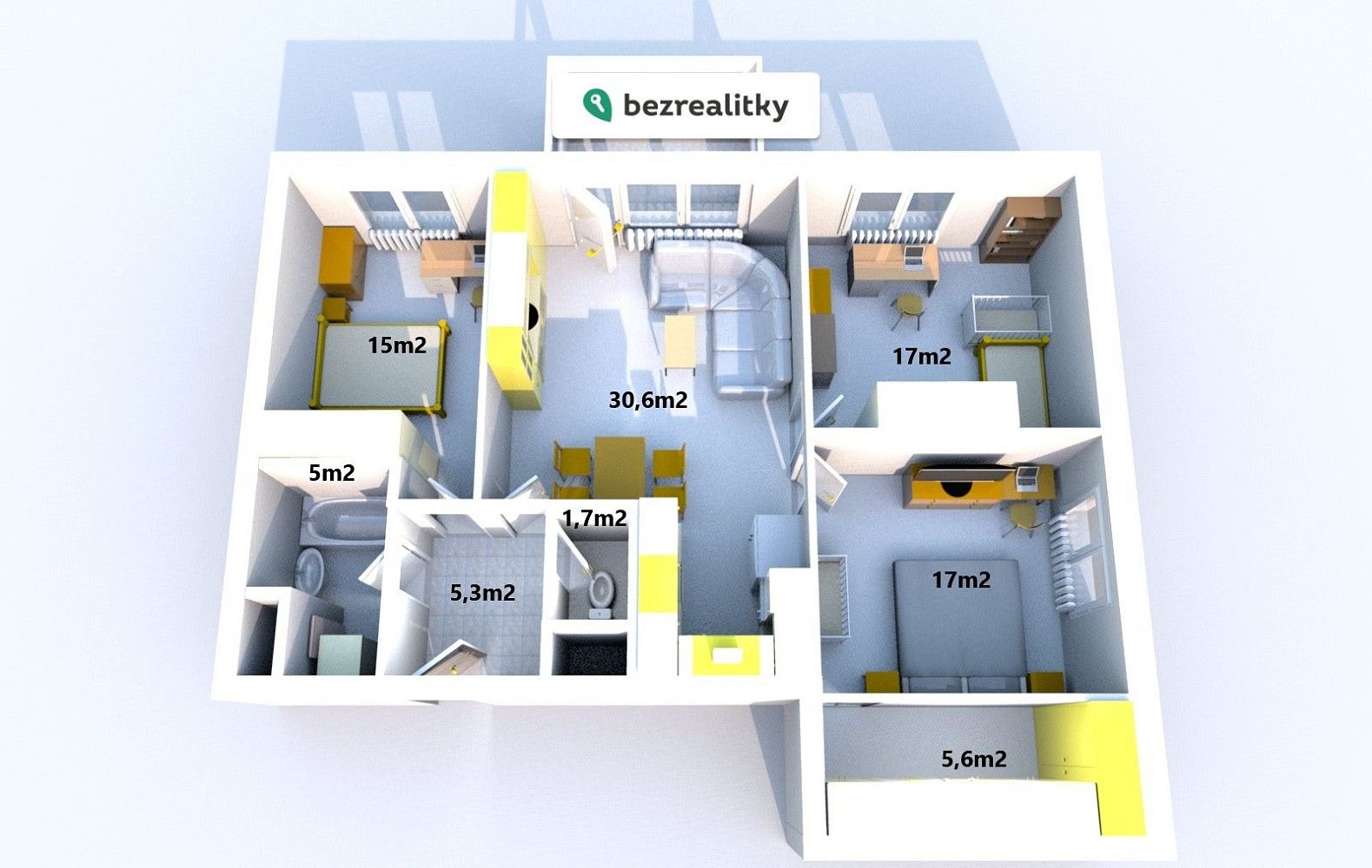 4+kk, Liberec - Liberec III-Jeřáb, Liberecký kraj, 105 m² - 2
