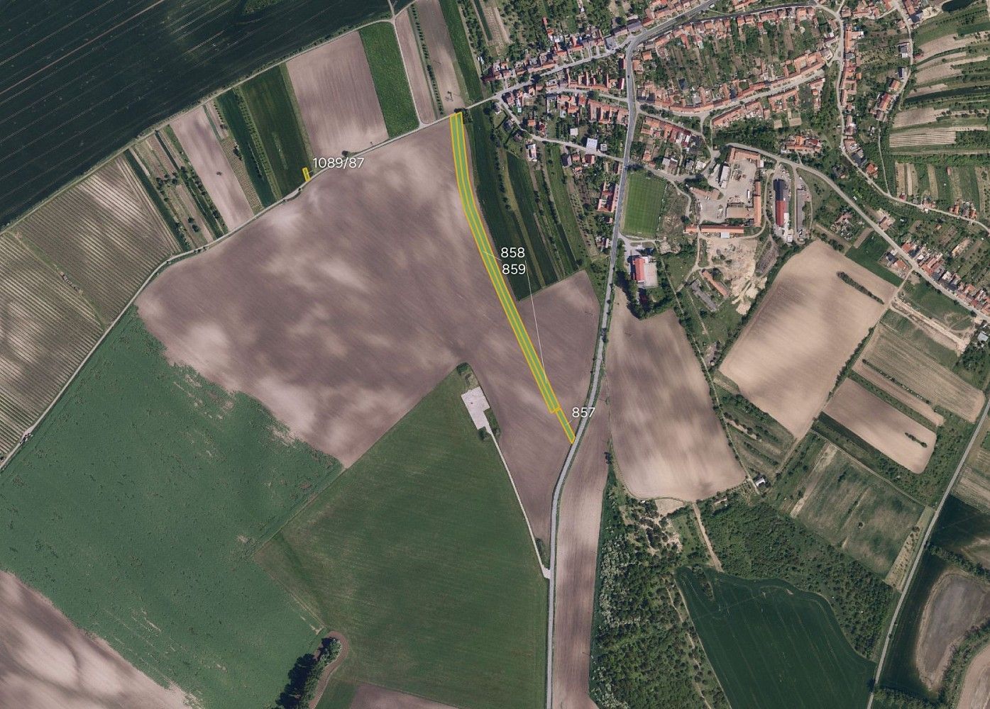 Zemědělské pozemky, Násedlovice, okres Hodonín, Jihomoravský kraj