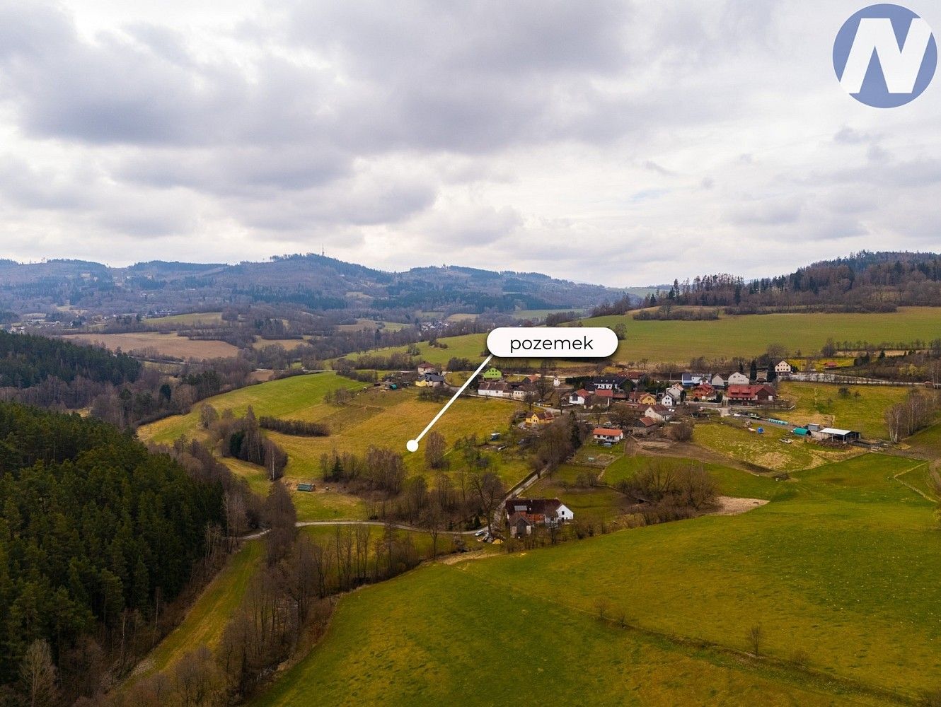 Prodej pozemek pro bydlení - Bošice, okres Prachatice - 5