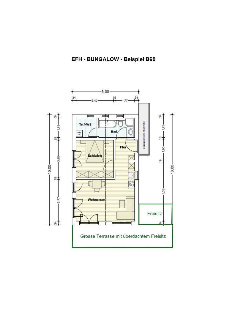 Rodinné domy, , Bavorsko, 59 m² - 1