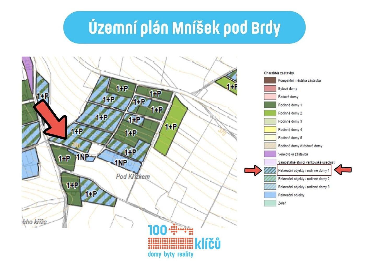 Pozemek pro bydlení · Mníšek pod Brdy, okres Praha-západ, Středočeský kraj - 4