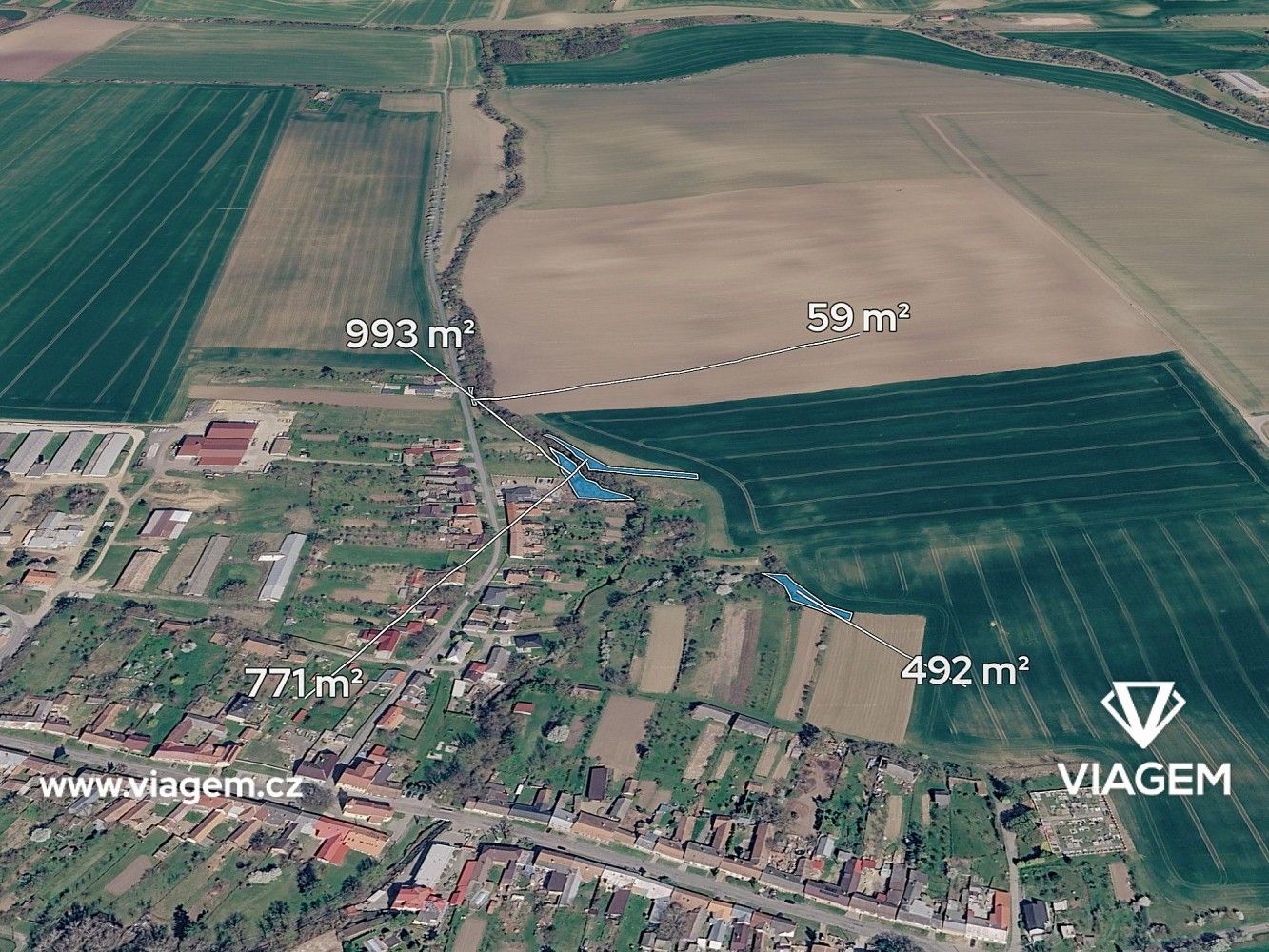 Zemědělské pozemky, Prasklice, okres Kroměříž, Zlínský kraj