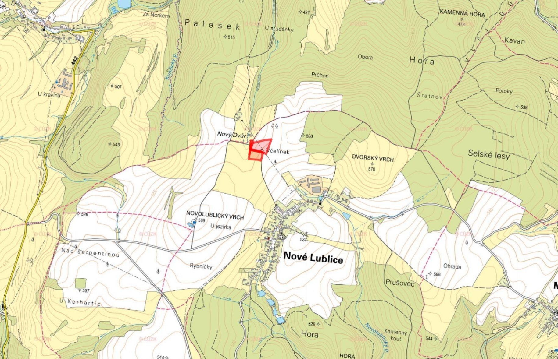 Prodej zemědělský pozemek - Nové Lublice