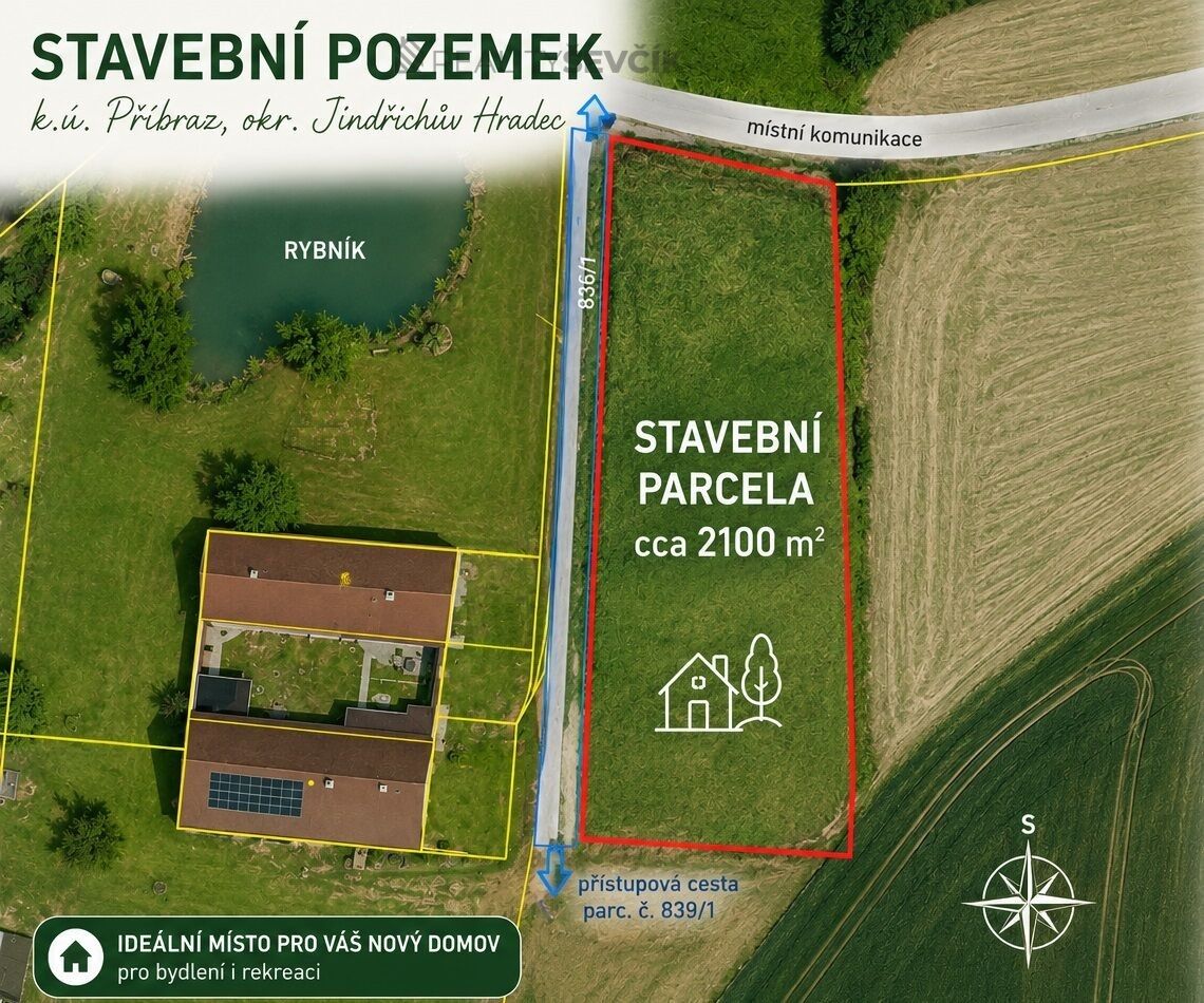 Pozemek pro bydlení, 2 100 m²
