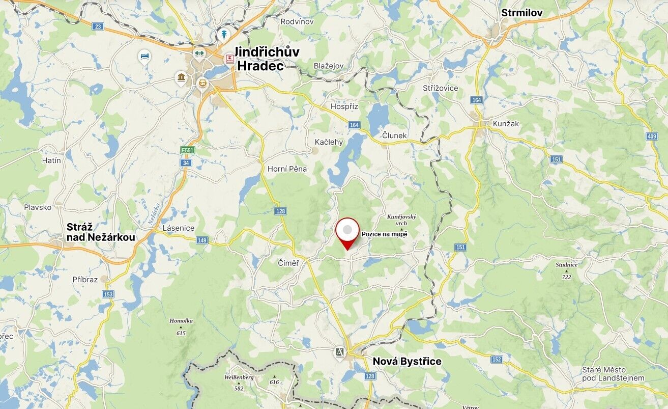 Prodej louka - Číměř Dobrá Voda, 3 148 m² - 5