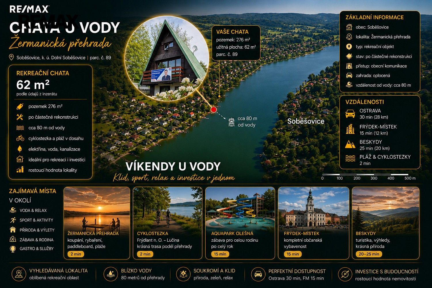 Chalupy, Soběšovice, okres Frýdek-Místek, Moravskoslezský kraj, 62 m² - 2
