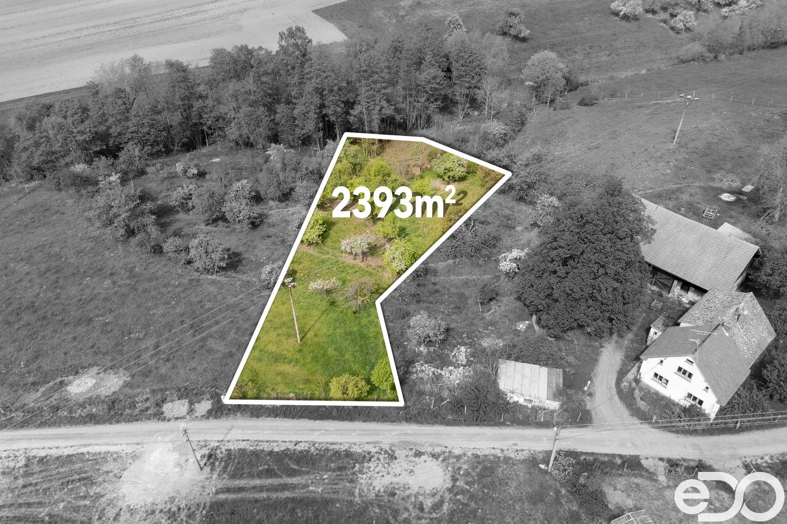 Pozemky pro bydlení, Pěnčín, 2 393 m² - 1