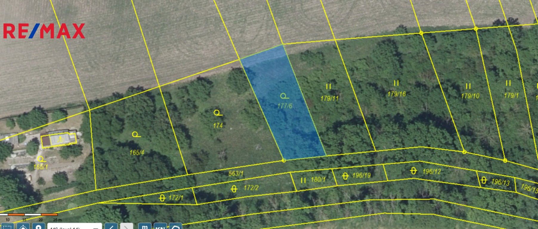 Zahrady, Blšany u Loun, 458 m²