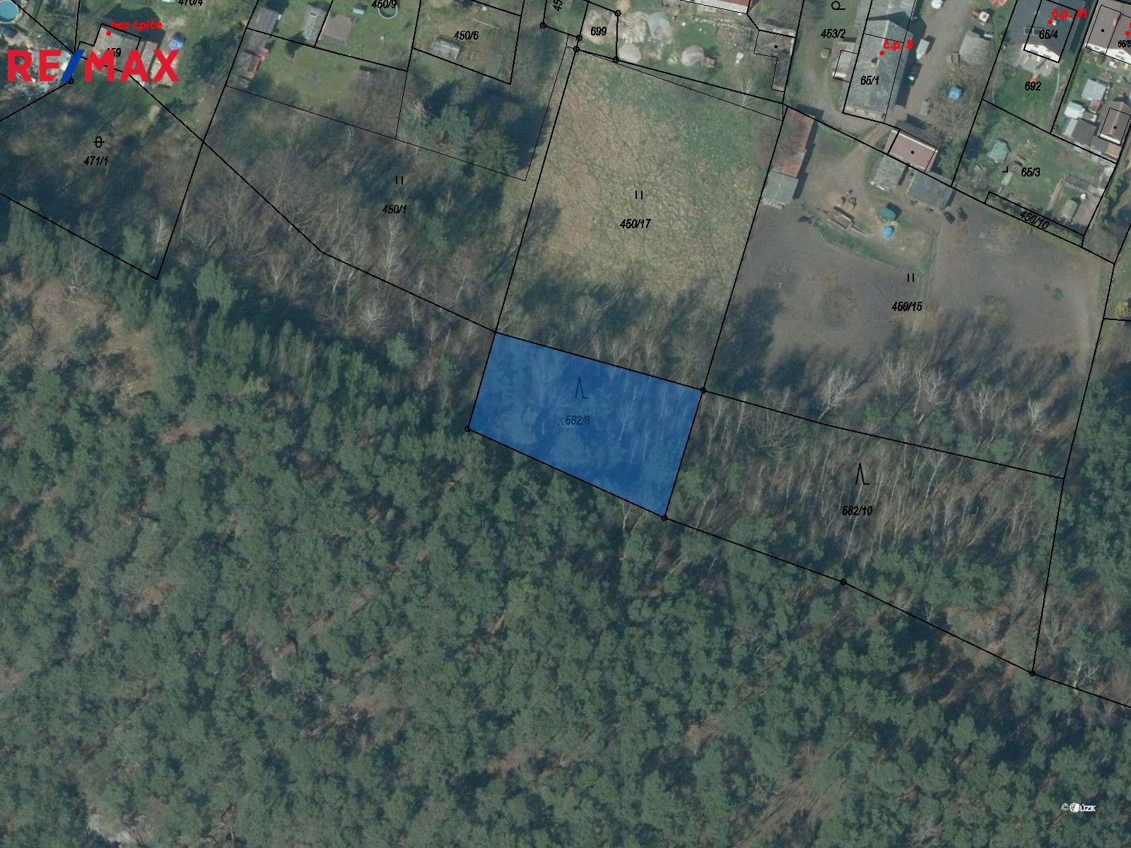 Prodej les - Česká Lípa, 941 m²