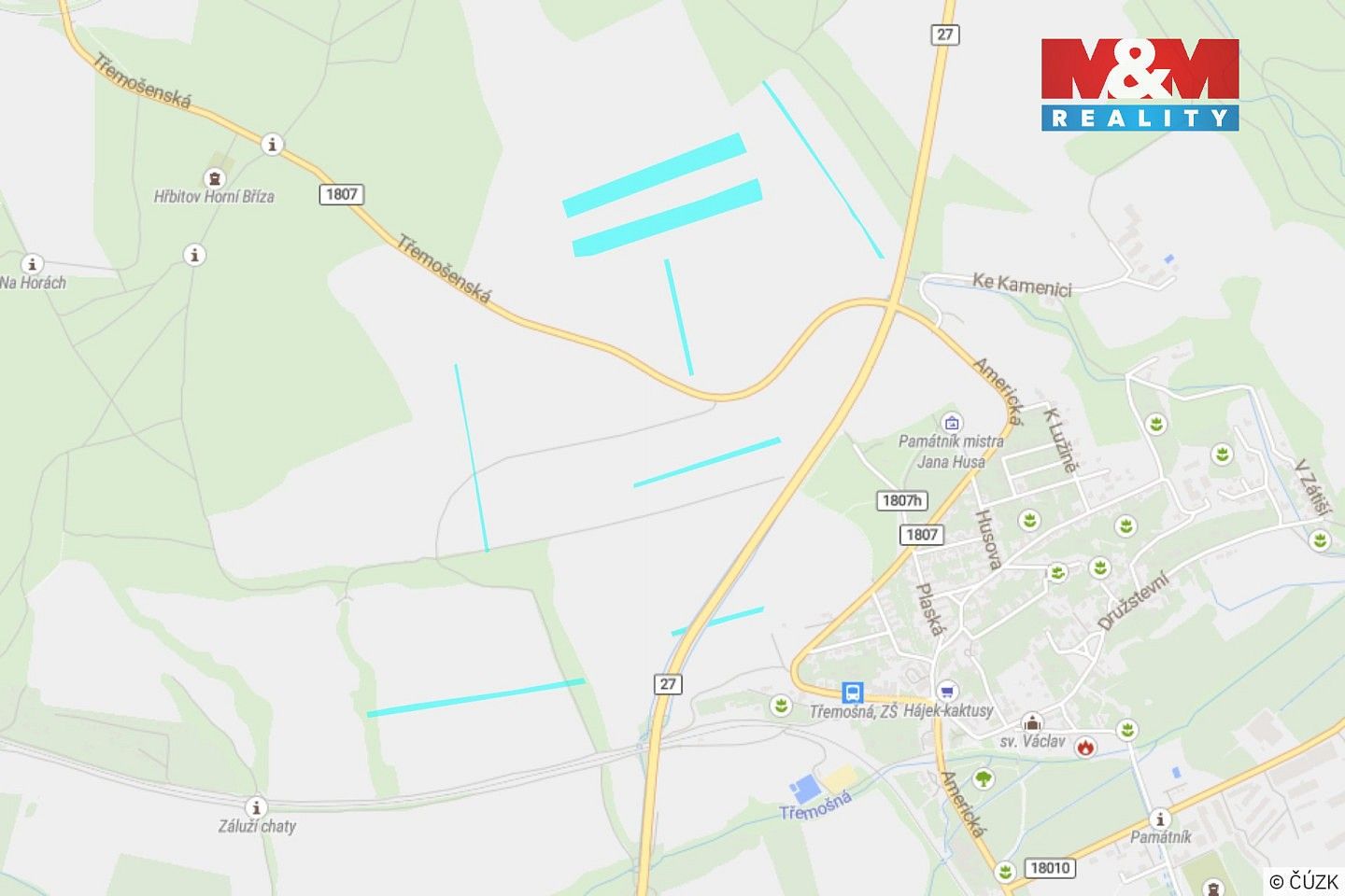 Zemědělské pozemky, Třemošná, okres Plzeň-sever, Plzeňský kraj - 2